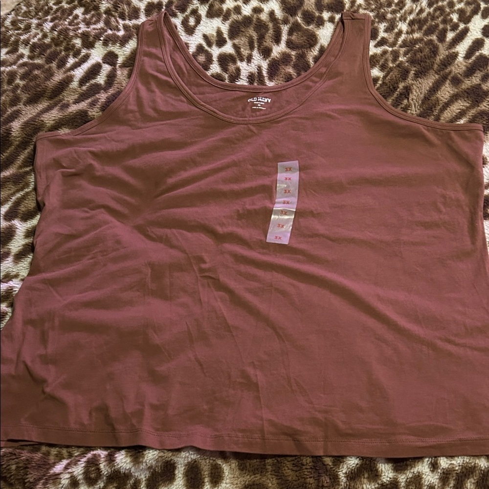 Old Navy Dusty Brown Tank Top